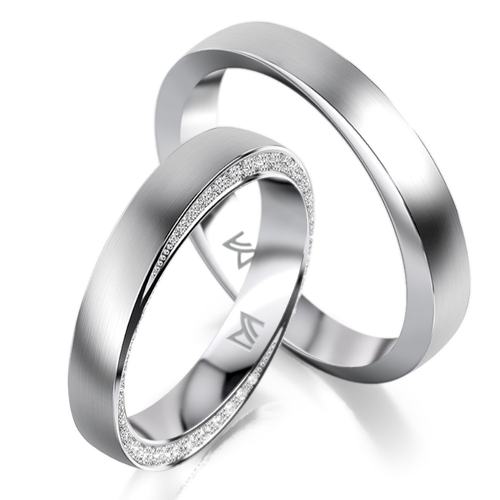 Platina férfi karikagyűrű MEISTER