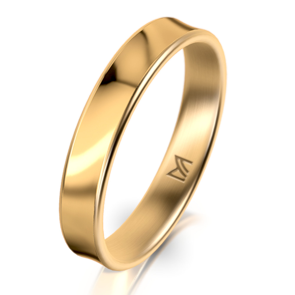 Sárga arany férfi karikagyűrű MEISTER