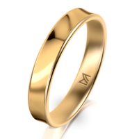 Sárga arany férfi karikagyűrű MEISTER