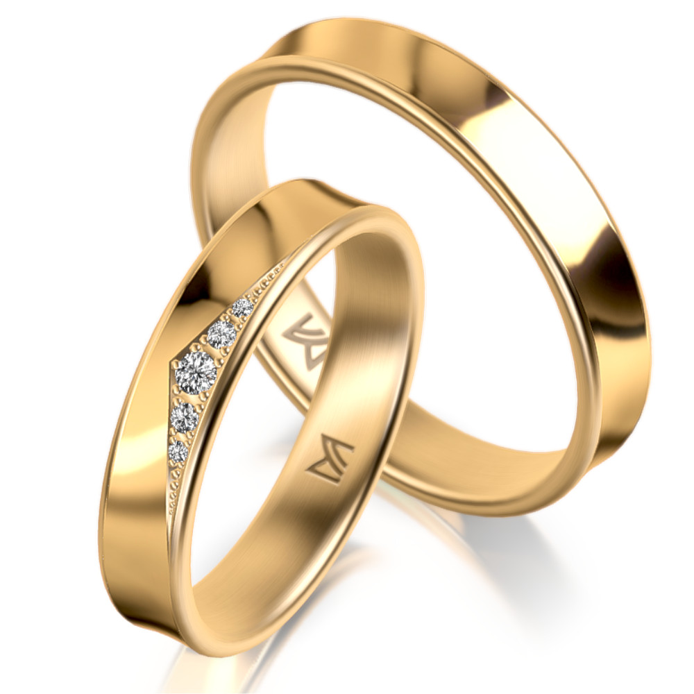 Sárga arany férfi karikagyűrű MEISTER