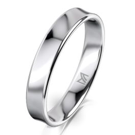 Fehérarany férfi karikagyűrű MEISTER