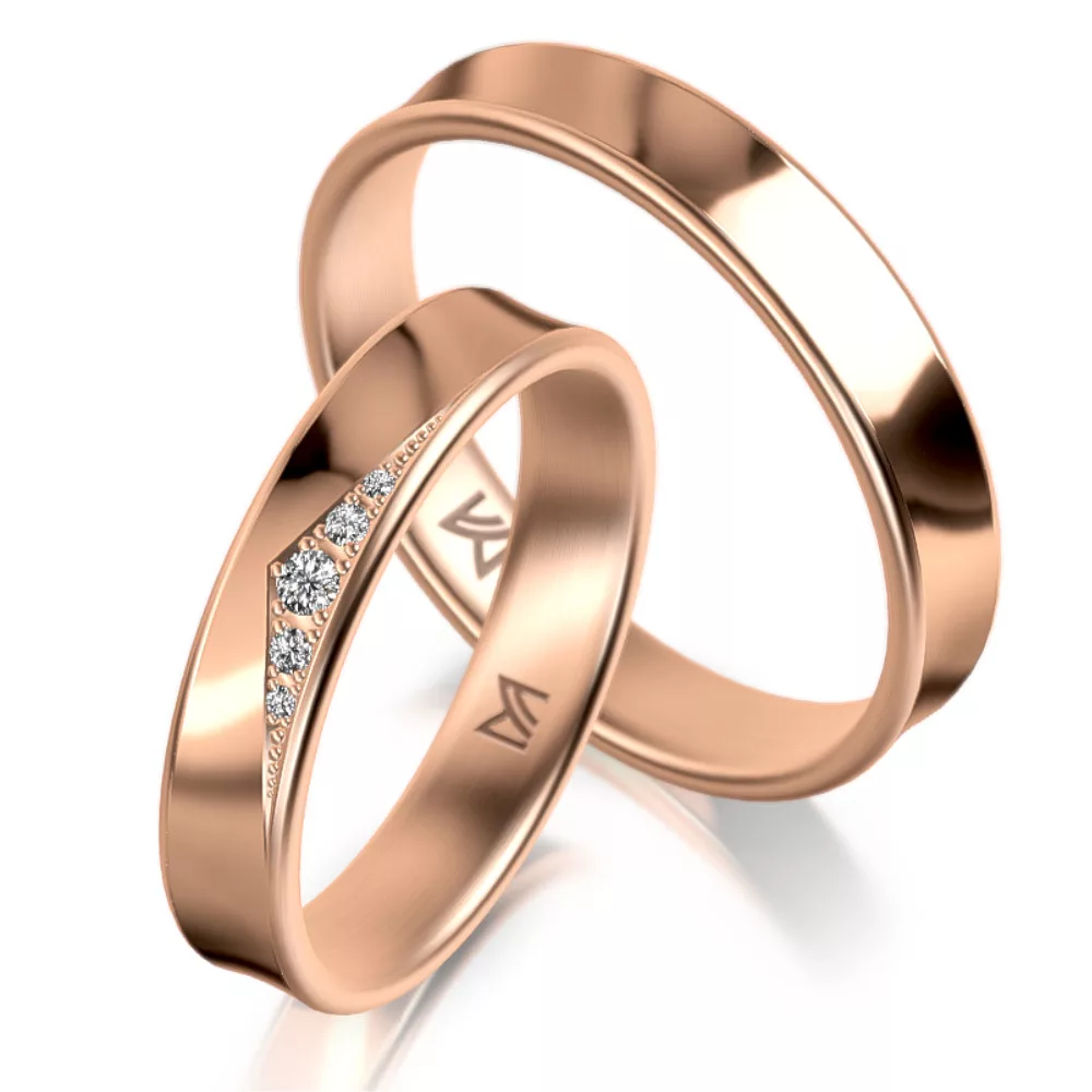 Men’s Rose Gold Wedding Ring MEISTER