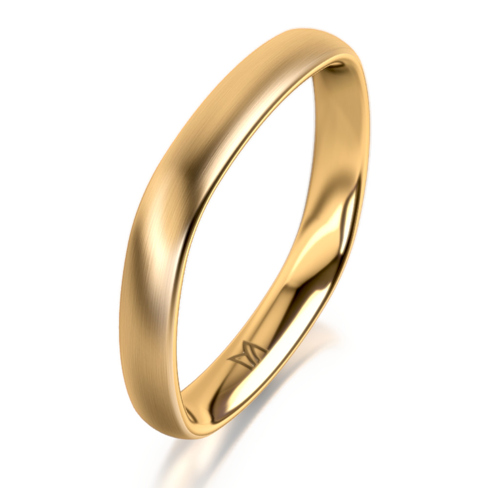 Sárga arany férfi karikagyűrű MEISTER