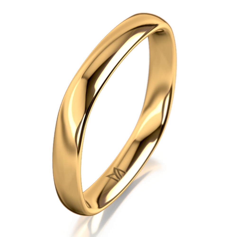 Sárga arany férfi karikagyűrű MEISTER