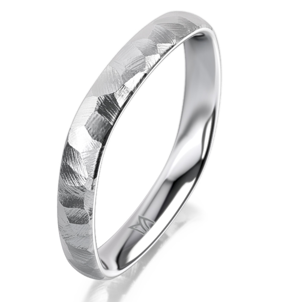 Fehérarany férfi karikagyűrű MEISTER