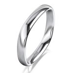 Platina férfi karikagyűrű MEISTER