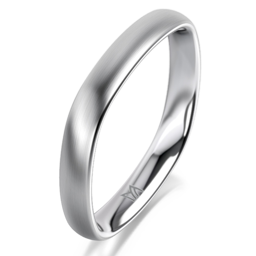 Platina férfi karikagyűrű MEISTER