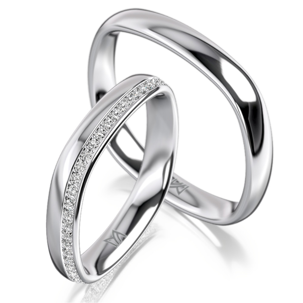 Platina férfi karikagyűrű MEISTER