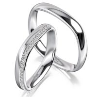 Platina férfi karikagyűrű MEISTER