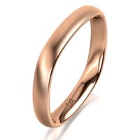 Rozéarany férfi karikagyűrű MEISTER