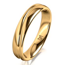 Sárga arany férfi karikagyűrű MEISTER