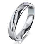 Fehérarany férfi karikagyűrű MEISTER