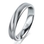 Platina férfi karikagyűrű MEISTER