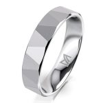 Fehérarany férfi karikagyűrű MEISTER