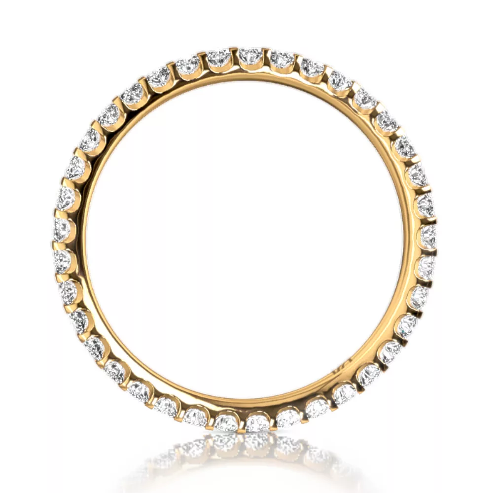 Yellow Gold Eternity Diamond Ring MEISTER