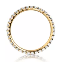 Yellow Gold Eternity Diamond Ring MEISTER