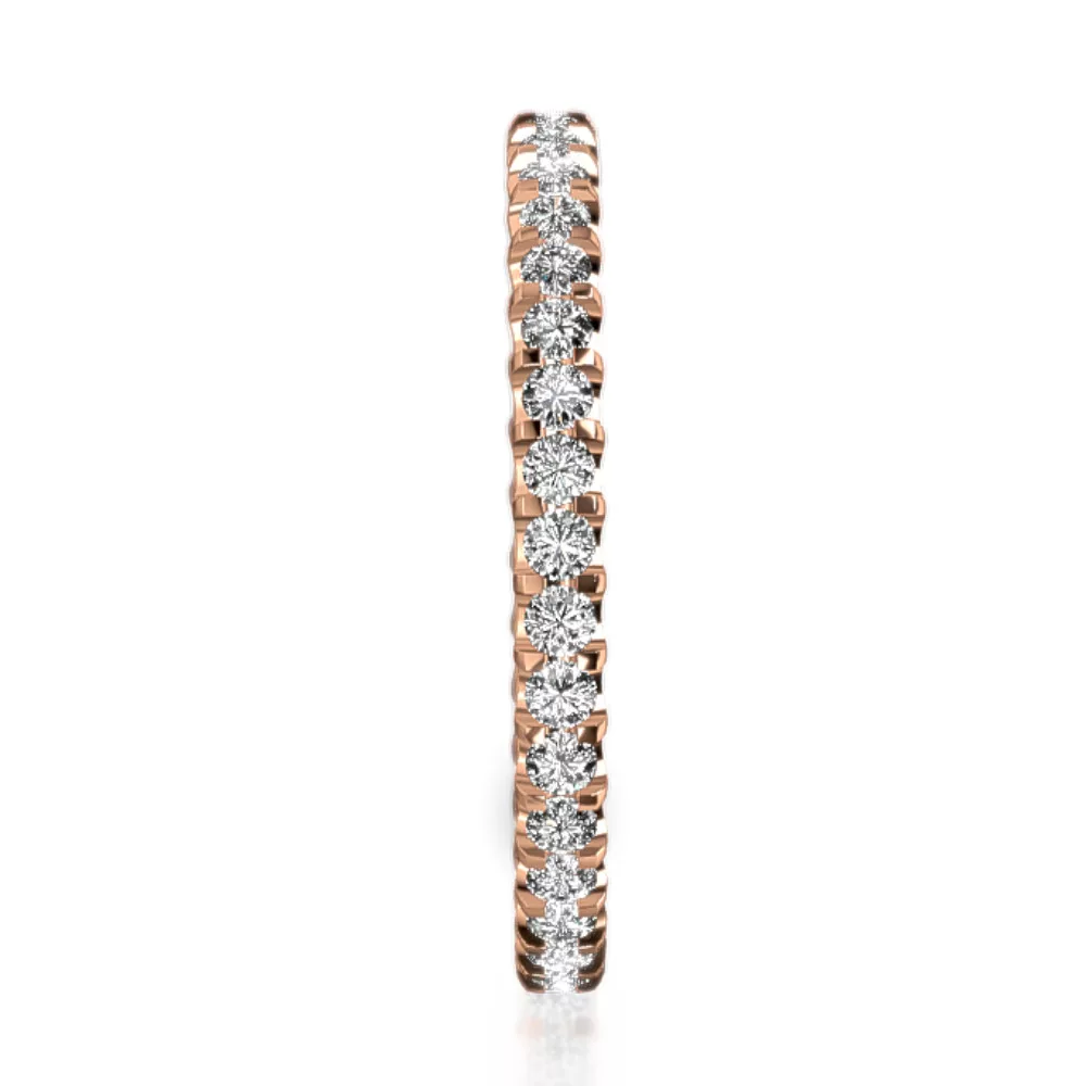 Rose Gold Eternity Diamond Ring MEISTER