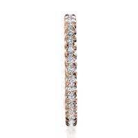 Rose Gold Eternity Diamond Ring MEISTER