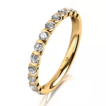 Yellow Gold Eternity Diamond Ring MEISTER