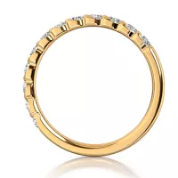 Yellow Gold Eternity Diamond Ring MEISTER