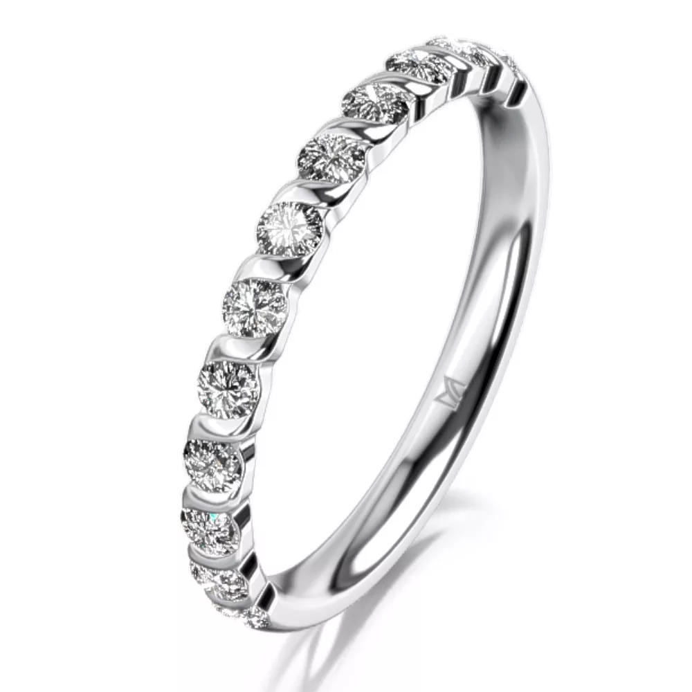 Platinum Eternity Diamond Ring MEISTER