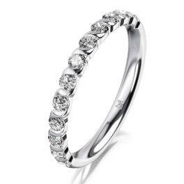 Platina Eternity Gyémánt Gyűrű MEISTER