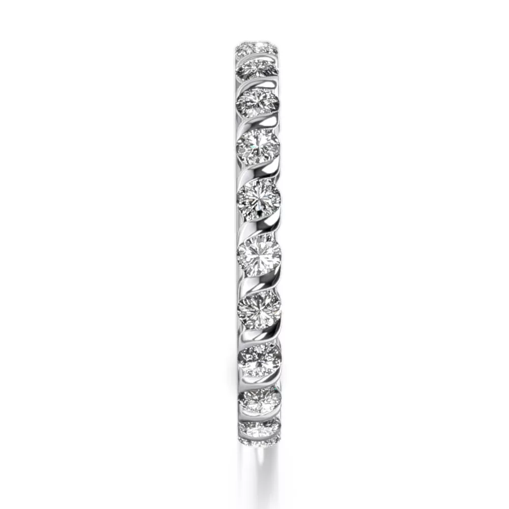 Platinum Eternity Diamond Ring MEISTER