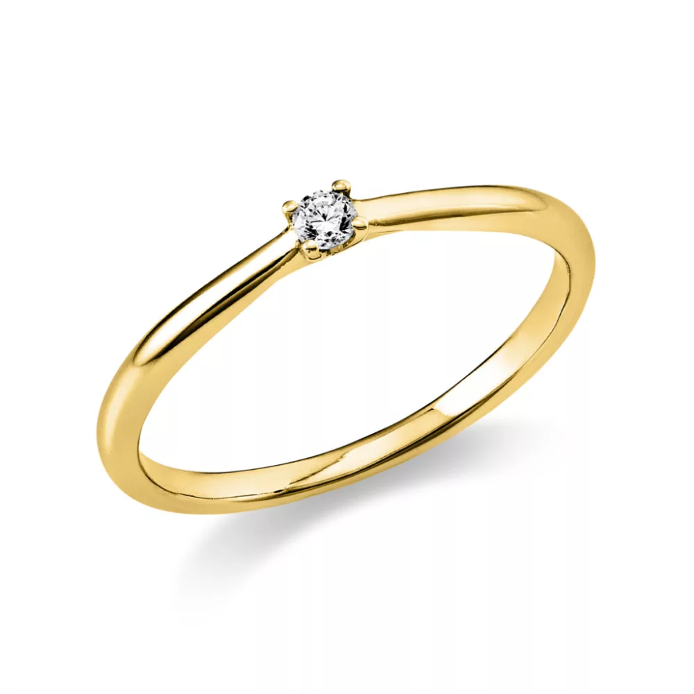 Yellowgold Diamond Ring