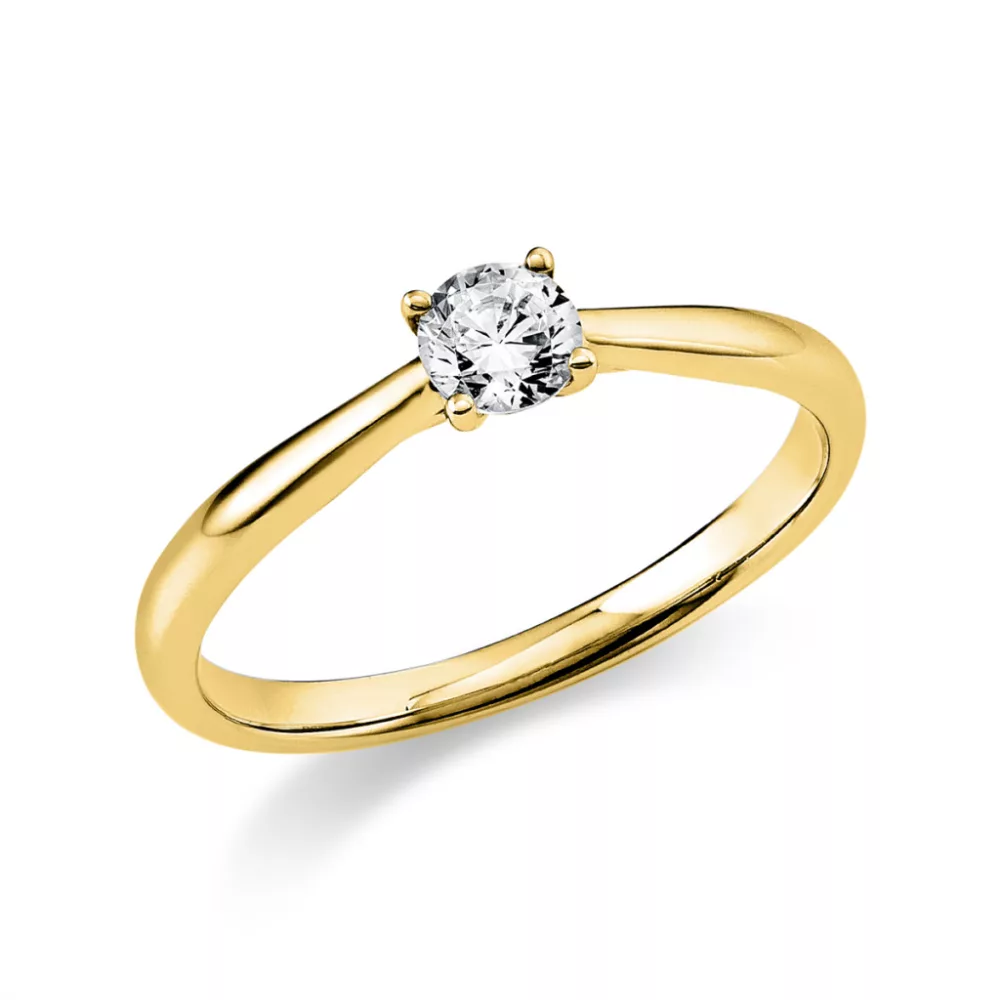 Yellowgold Diamond Ring