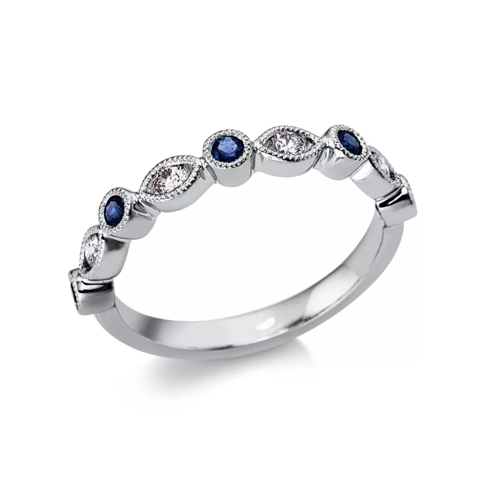 Whitegold Sapphire Ring