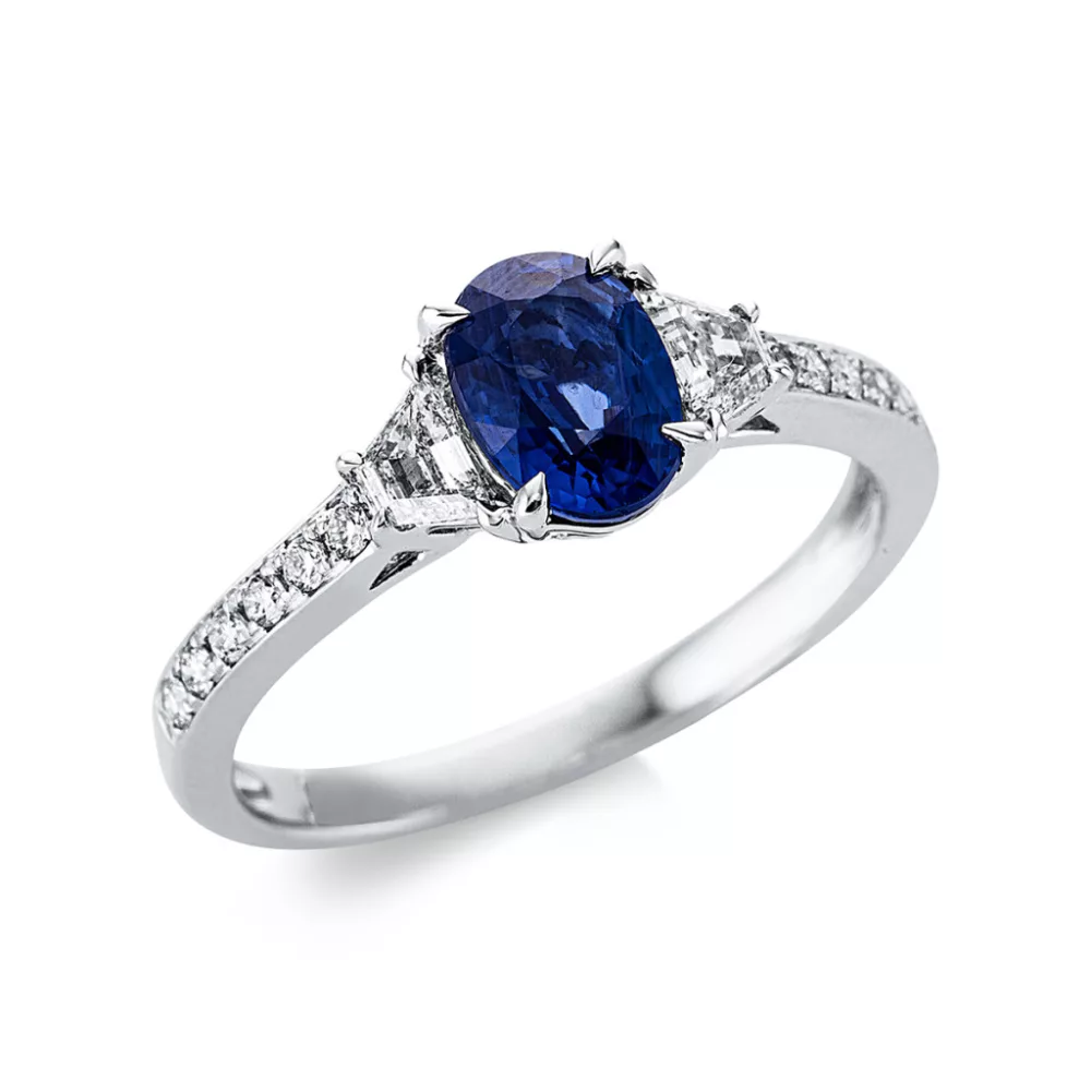 Whitegold Sapphire Ring