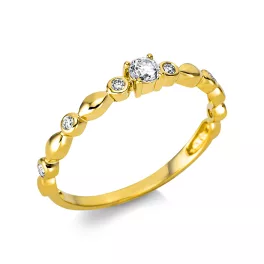 Yellowgold Diamond Ring