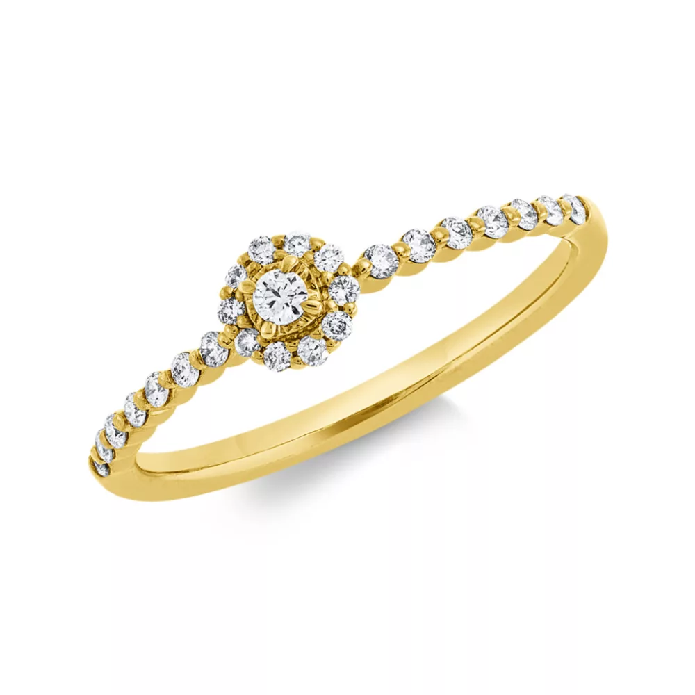Yellowgold Diamond Ring
