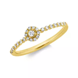 Yellowgold Diamond Ring