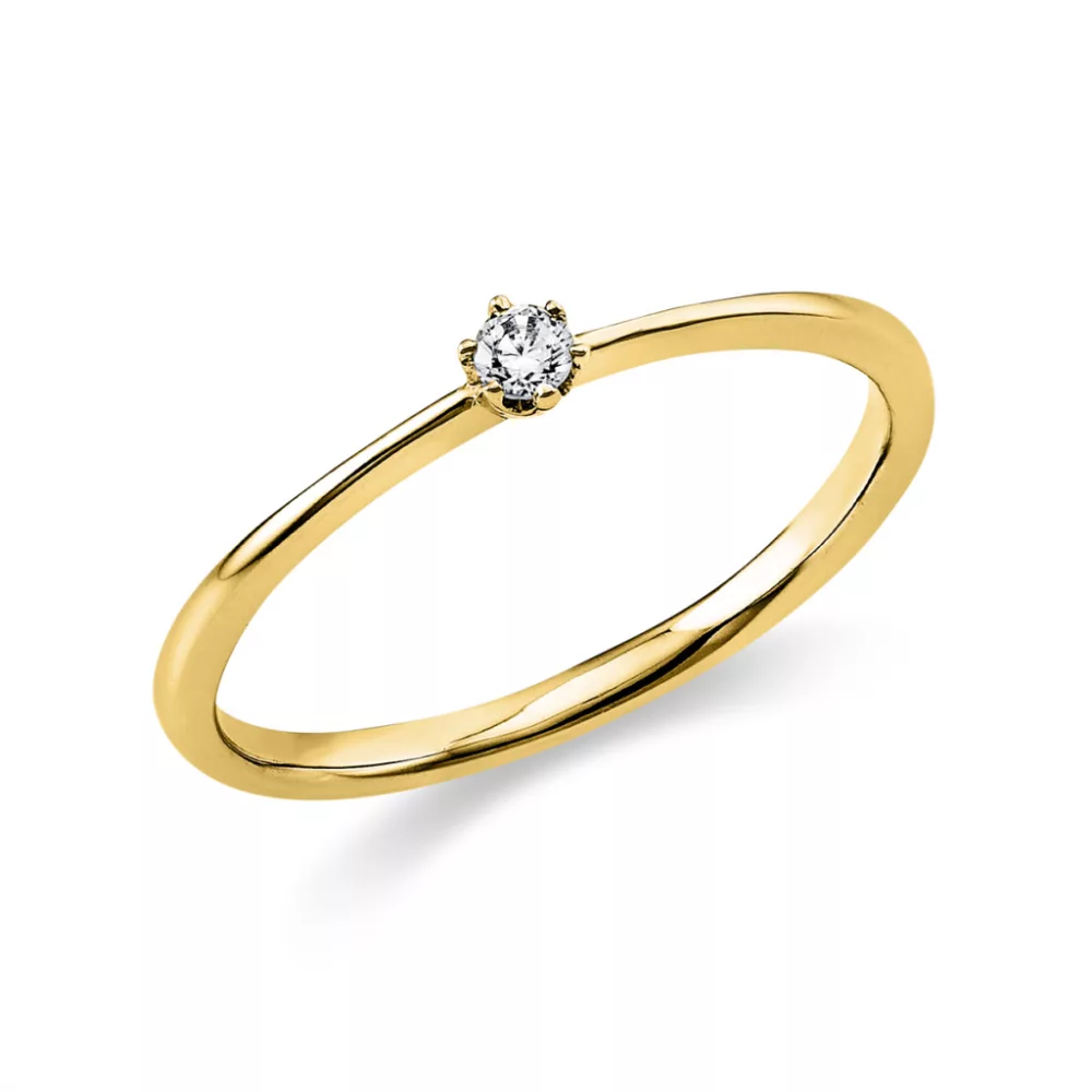 Yellowgold Diamond Ring