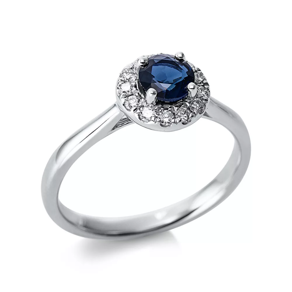 Whitegold Sapphire Ring