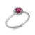 Whitegold Ruby Ring