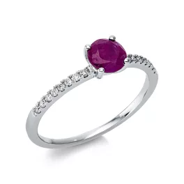 Whitegold Ruby Ring
