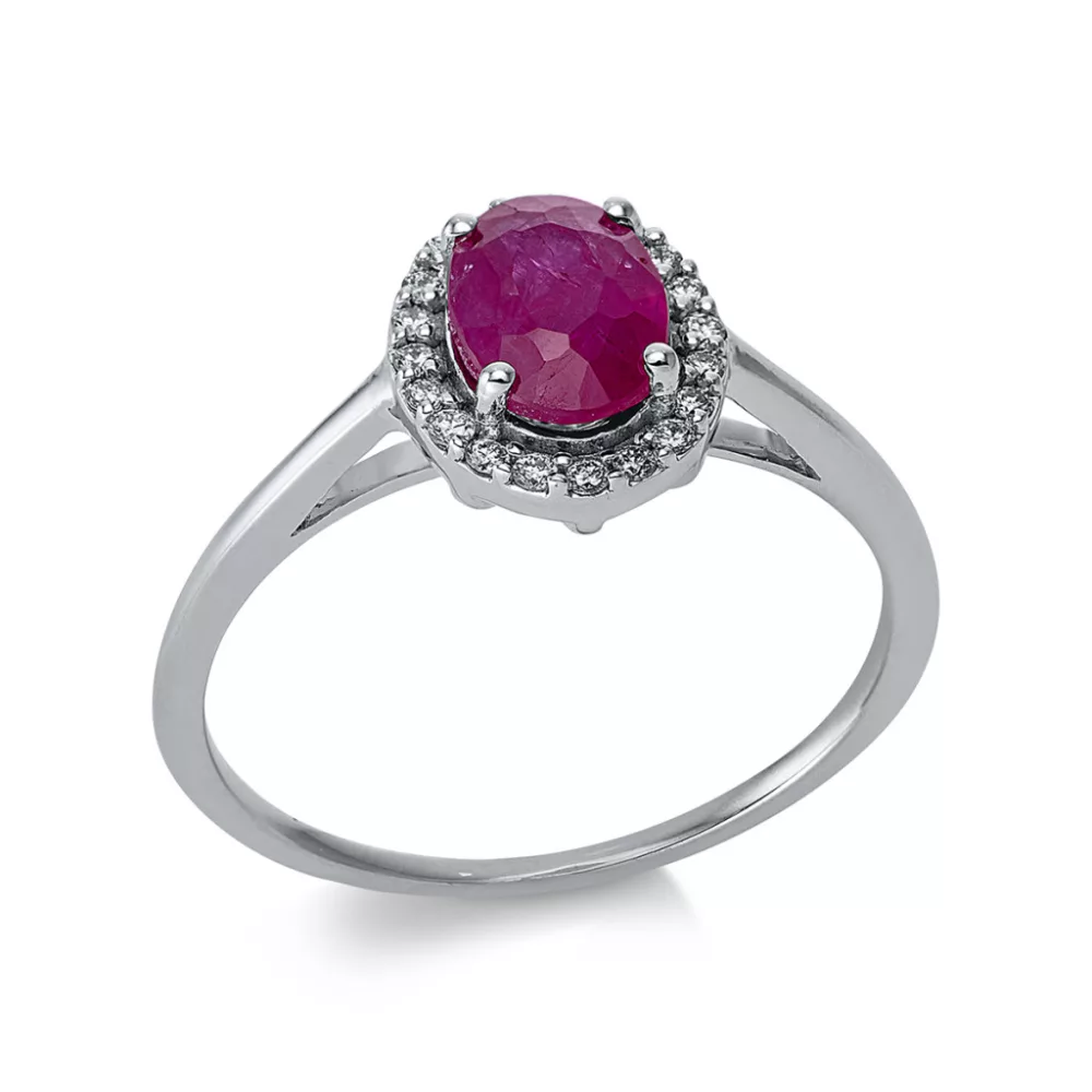 Whitegold Ruby Ring