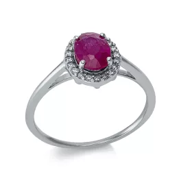 Whitegold Ruby Ring