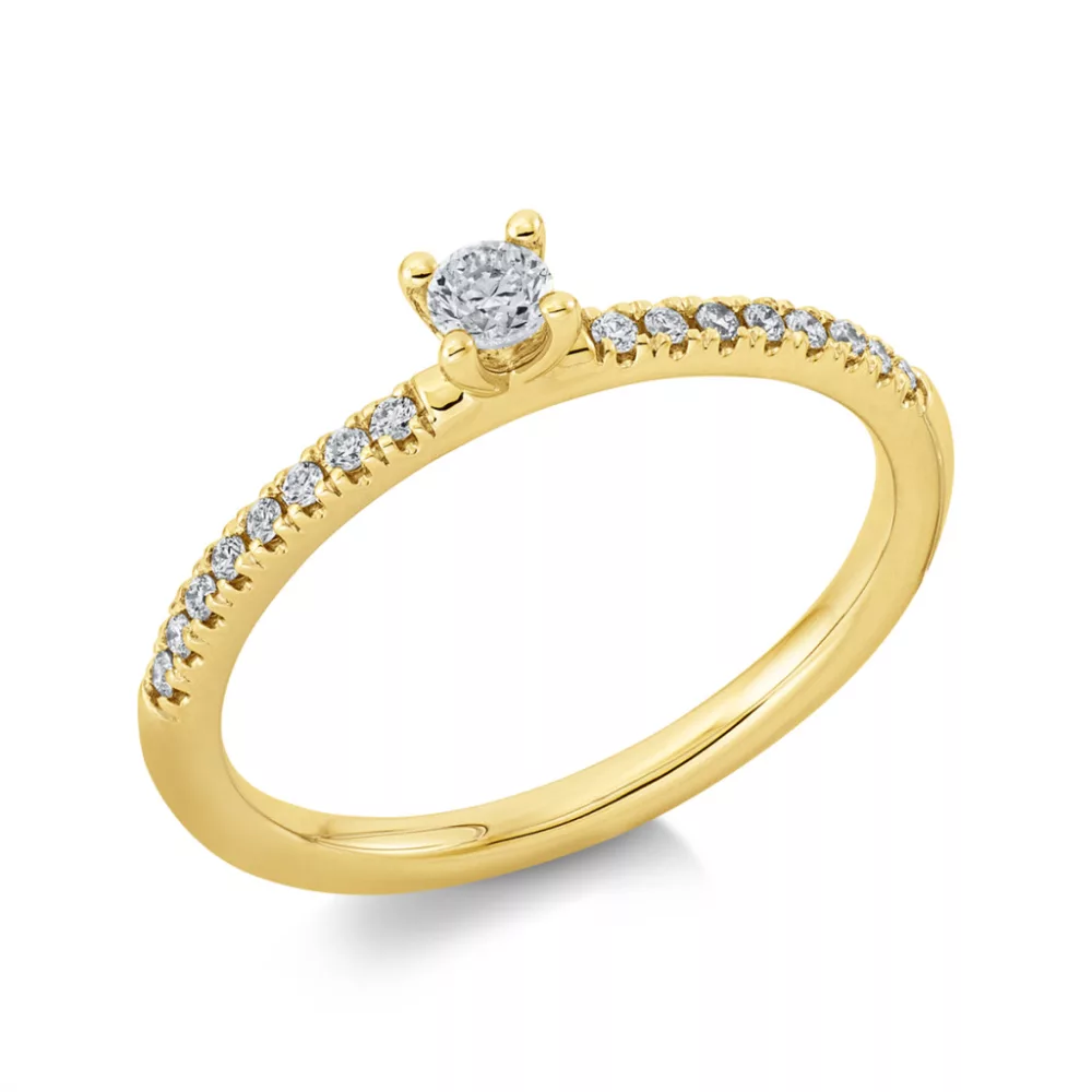Yellowgold Diamond Ring