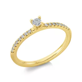 Yellowgold Diamond Ring