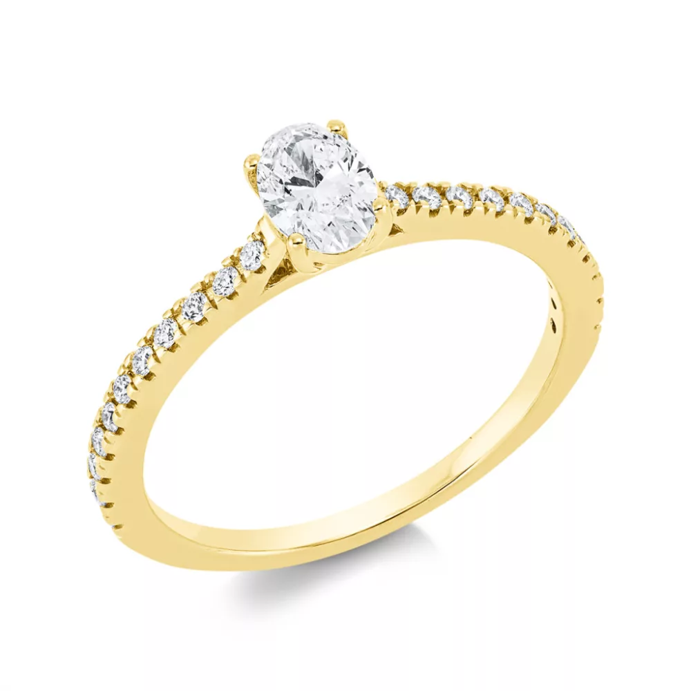 Yellowgold Diamond Ring