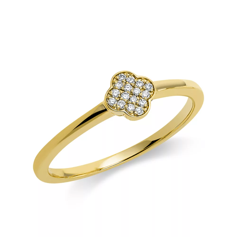 Yellowgold Diamond Ring