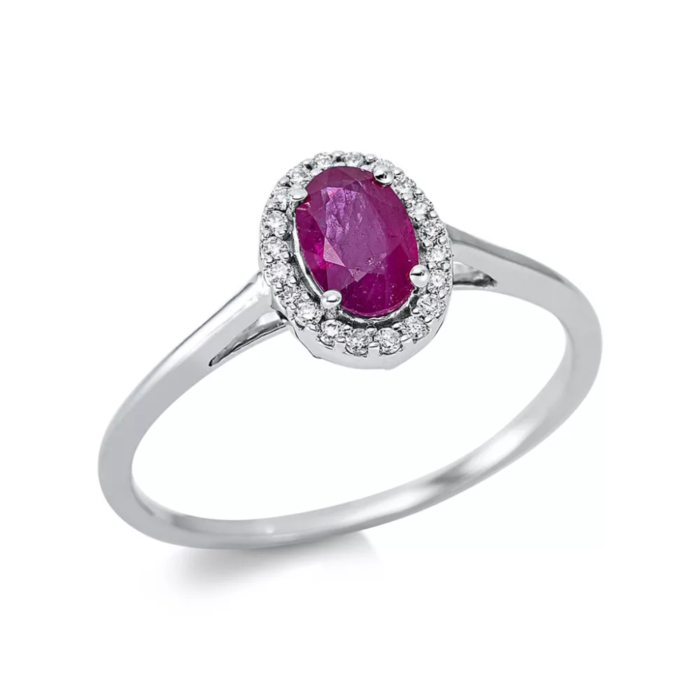 Whitegold Ruby Ring