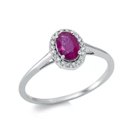 Whitegold Ruby Ring