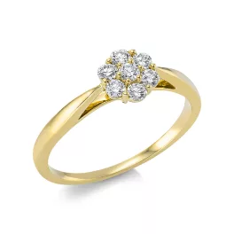 Yellowgold Diamond Ring