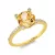 Yellowgold Citrine Ring