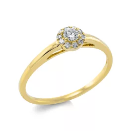 Yellowgold Diamond Ring