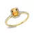 Yellowgold Citrine Ring